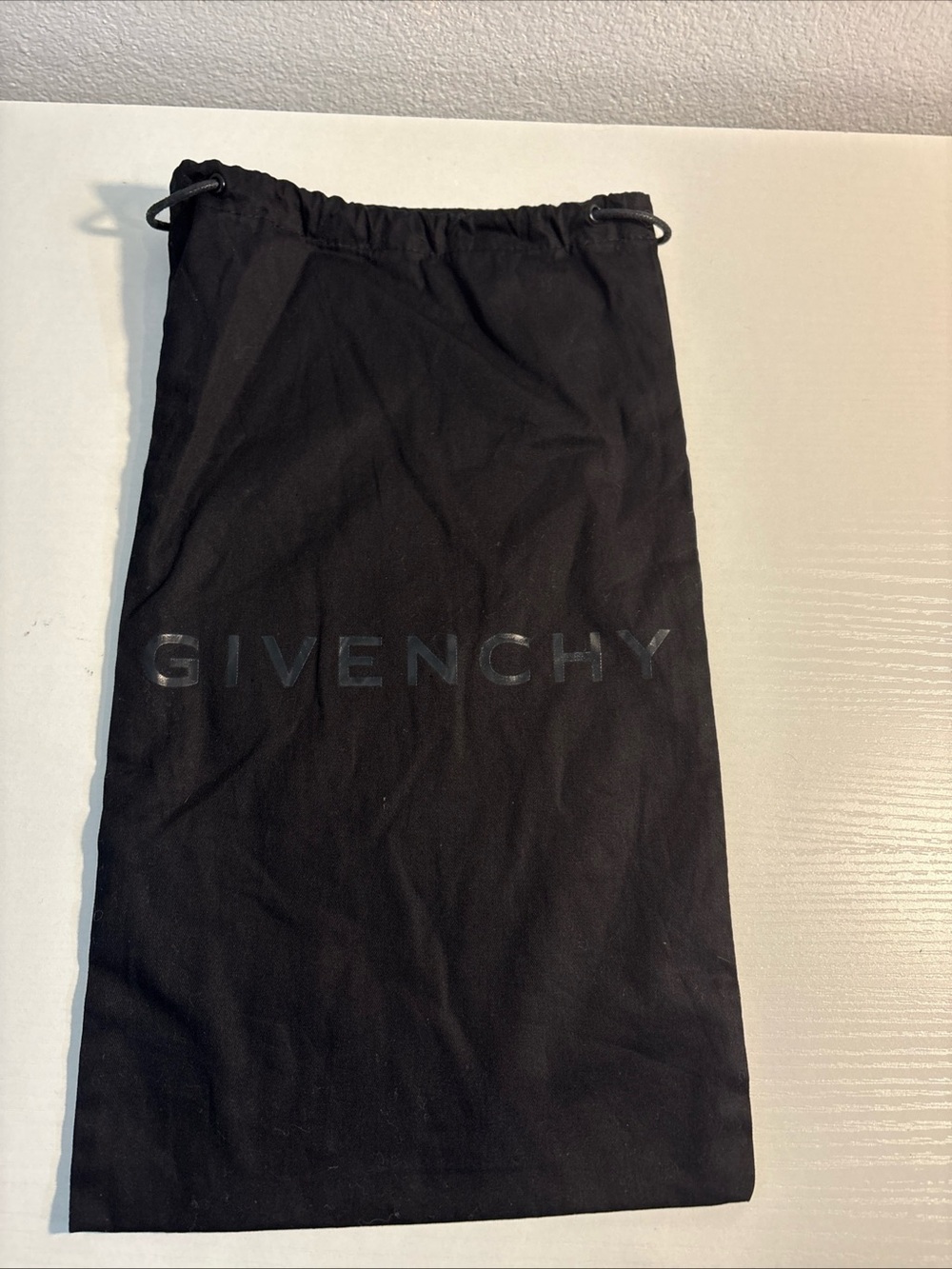 Givenchy Black Dust Bag 8.5” x 14.5”